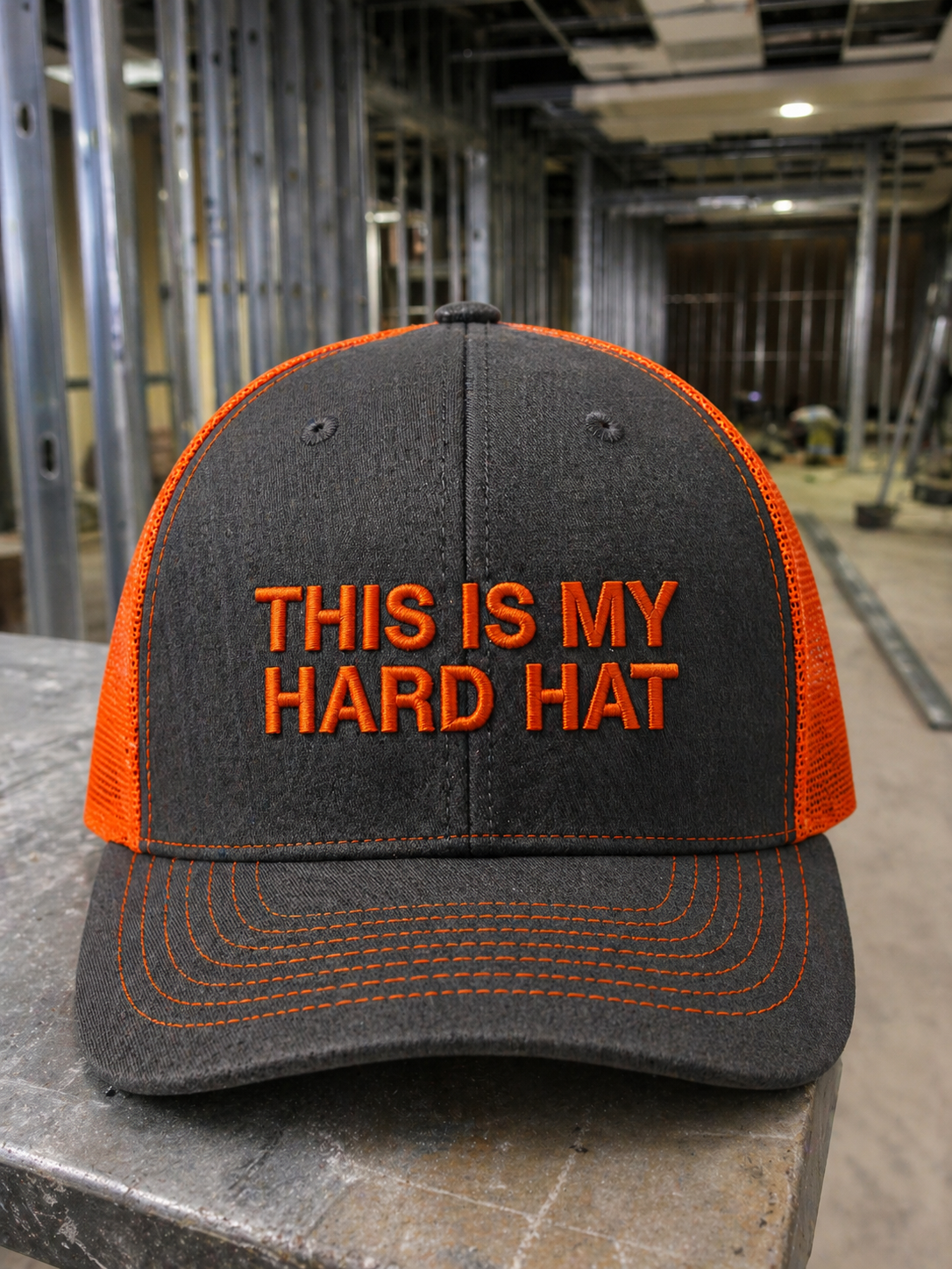 THIS IS MY HARD HAT trucker hat