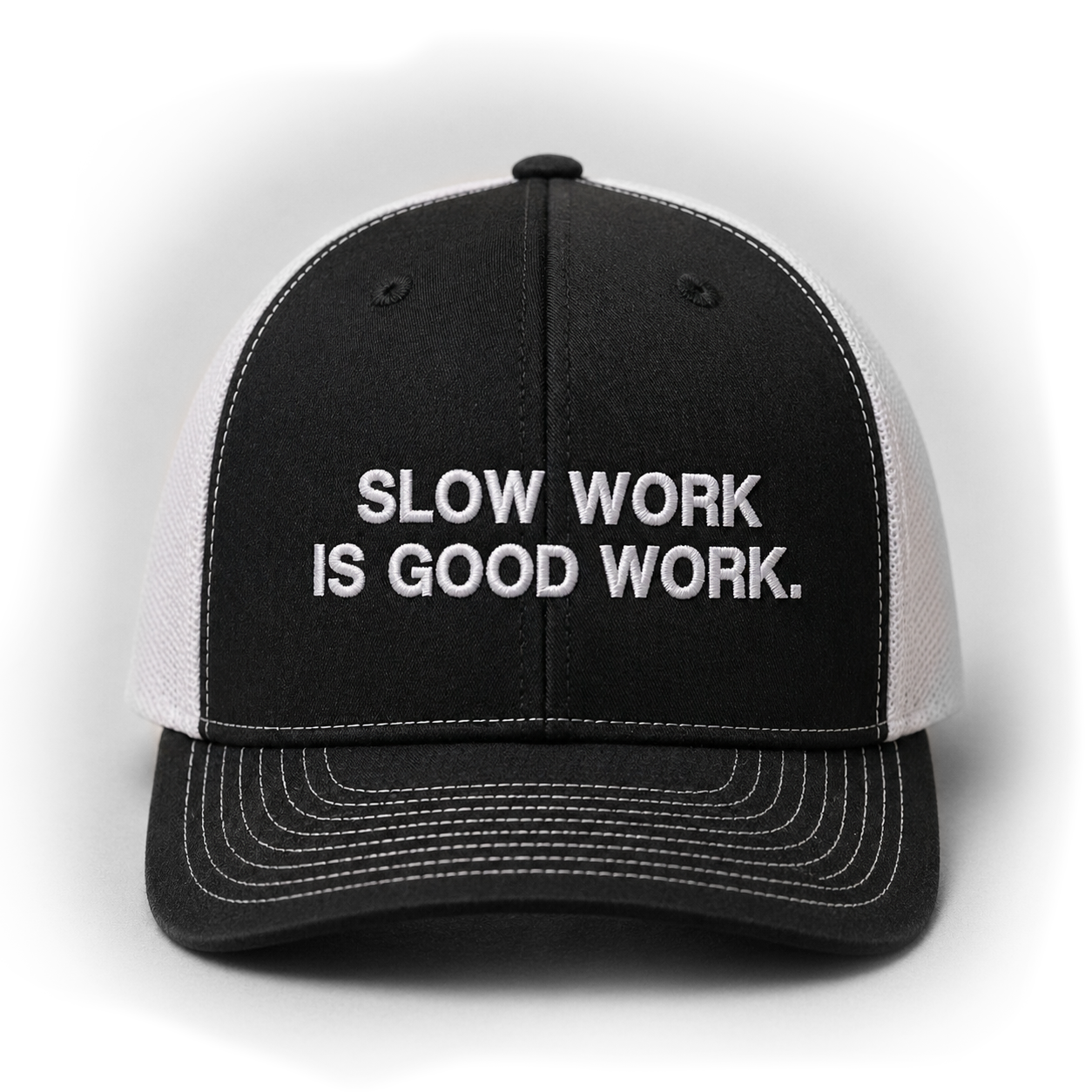 SLOW WORK trucker hat