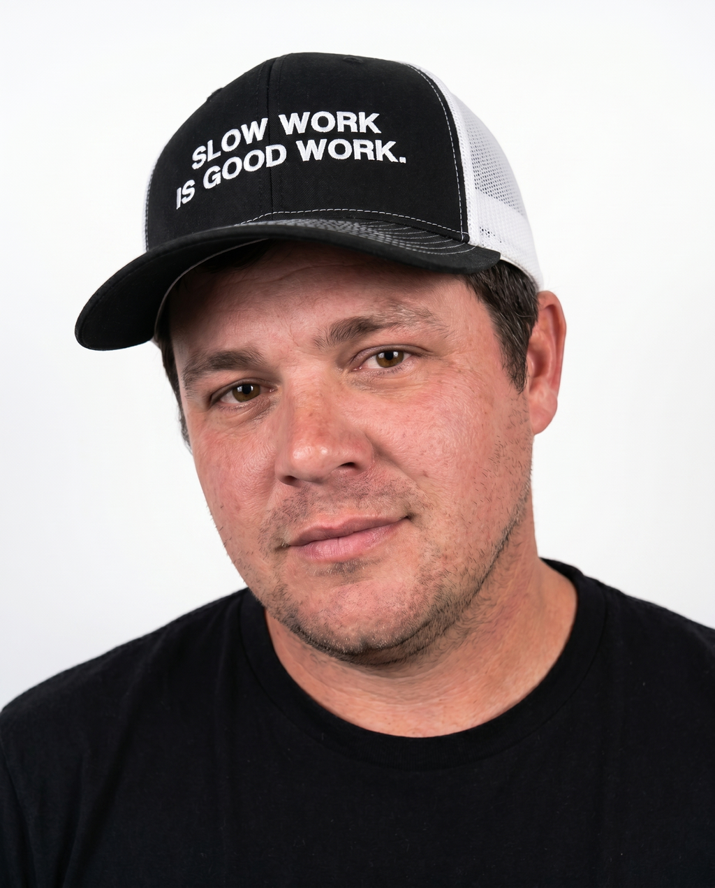 SLOW WORK trucker hat