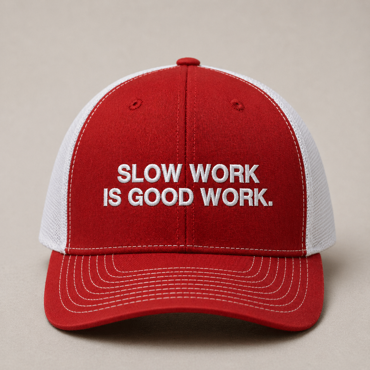 Slow Work Trucker Hat